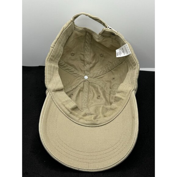 Khaki Adjustable Strap Baseball Cap OSFM - Picture 5 of 6